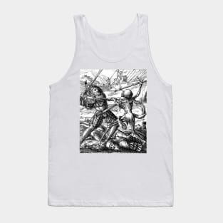 The Knight - the Dance of Death - Hans Holbein Tank Top